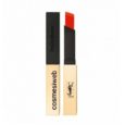 YVES SAINT LAURENT ROUGE THE SLIM MAT EFFET CUIR, 2 STRANGE ORANGE